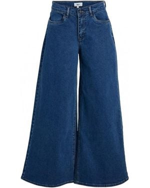 Object Pantalon Jeans Moji Wide - Bleu
