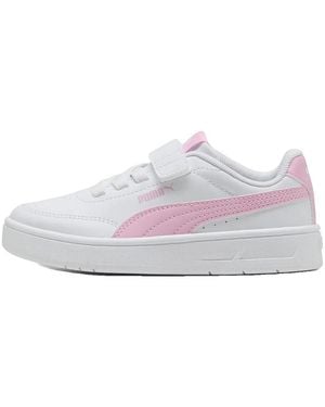 PUMA Baskets Basses Baskets Court Classic Clean Ac+ Ps Cuir Synthétique - Blanc