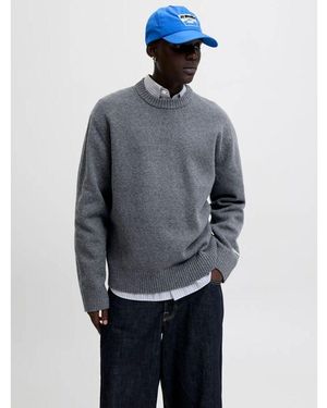 Jack & Jones Pull 12282728 Norrebro-Dark Melange - Gris