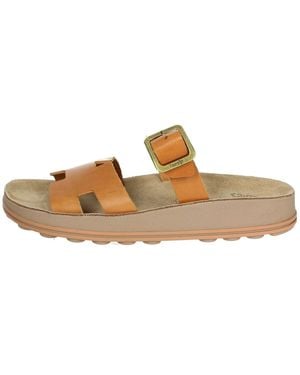 FANTASY SANDALS Claquettes S351 LUCIA - Marron