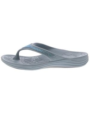 Aetrex Tongs Fiji Flips Sparkle - Bleu