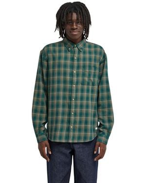 Element Chemise Button Down Regular Flannel - Vert