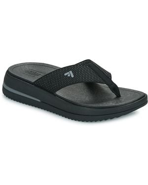 Fitflop Infradito Surff Two-Tone Webbing Toe-Post Sandals - Nero