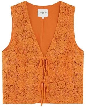 Grace & Mila Gilets De Costume 11301901 - Orange