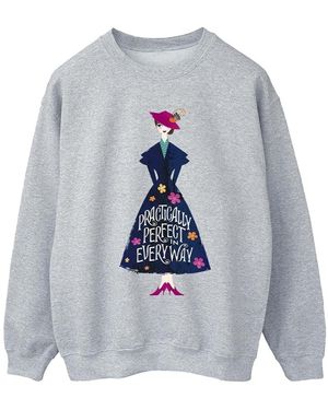 Mary Poppins Sweatshirts Practically Perfect - Gris