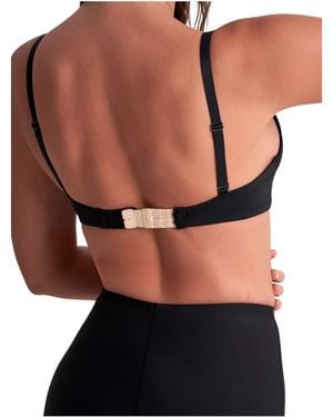 Bye Bra Bandeaux & bretelles amovibles Pack de trois élargisseurs soutien-gorge deux crochets - Noir