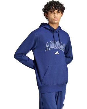 adidas Sweatshirts À Capuche M Collegiate Hd - Bleu