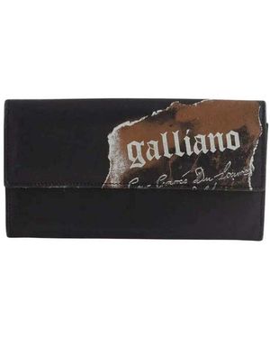 John Galliano Portefeuille Portefeuille - Noir