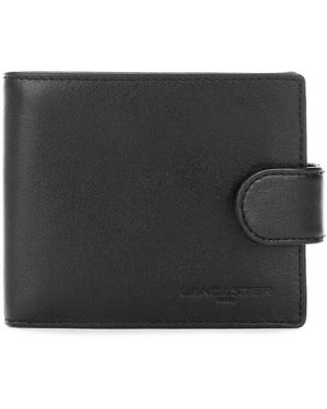 Lancaster Portefeuille Portefeuille cuir Italien 128-11 Capital Noir