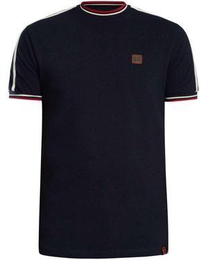 Trojan T-Shirt T-Shirt Piqué À Pourboire - Bleu