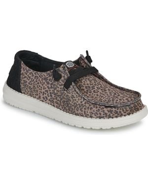 HEYDUDE Slip On Wendy Sparkle Animal - Grau