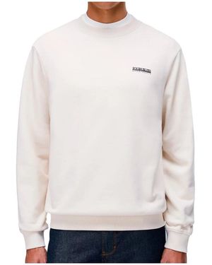 Napapijri Sweat-Shirt B-Small Box C - Blanc