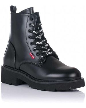 Levi's Bottes plates Bota militar Billie - Ultraligeras - Noir