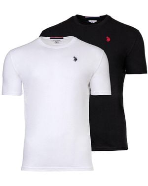 U.S. POLO ASSN. T-shirt U.S. Polo Assn. T-shirt Paquet de 2 - Noir