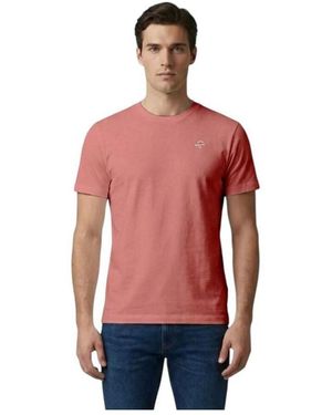 Blauer T-shirt - Rouge