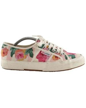 Superga Baskets basses Chaussures à lacets multicolore - Rose