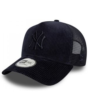 KTZ Casquette Tonal Cord Trucker Neyyan - Bleu