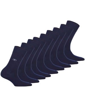 Tom Tailor Chaussettes Chaussettes Paquet de 9 - Bleu