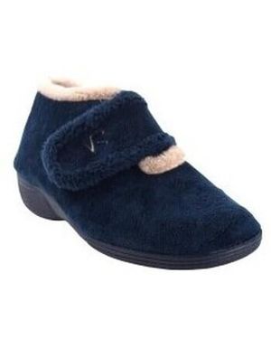 Vulca Bicha Chaussures Retour à la maison, dame 4771 bleue