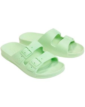 CACATOES Mules Sandales plates BELO HORIZONTE - Avocat - 35 - Vert