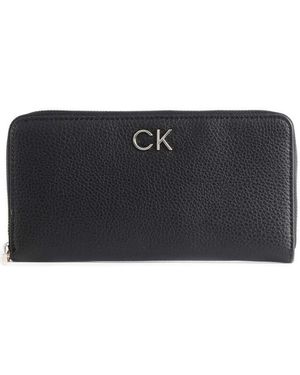 Calvin Klein Portefeuille Compagnon Ref 55856 Noir 10*19*2