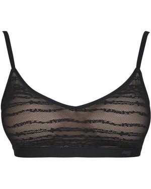 Sloggi Bralettes/Zonder Beugel Free Evolve Pu Lace - Zwart