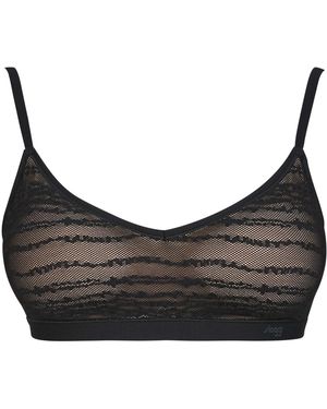 Sloggi Triangolo/Senza Ferretto Free Evolve Pu Lace - Nero