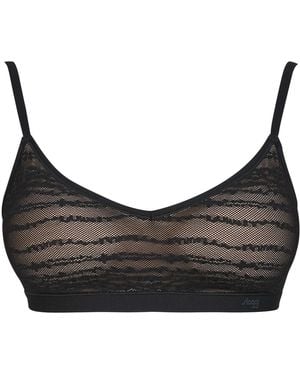 Sloggi Dreieck-Bh Bügellos Free Evolve Pu Lace - Schwarz
