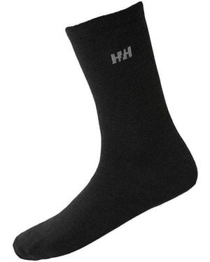 Helly Hansen Chaussettes De Sports Everyday Wool Sock 2Pk - Noir