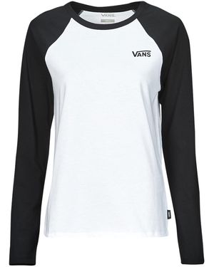 Vans T-Shirts A Maniche Lunghe Flying V Everyday Raglan - Nero
