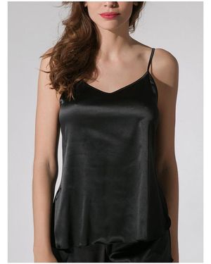 Luna Onderhemden Satijnen Hemdje Prestige Splendida - Zwart