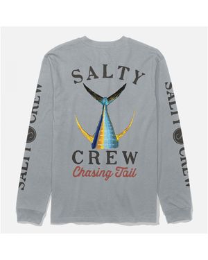 Salty Crew T-Shirt Tailed L/S - Gris