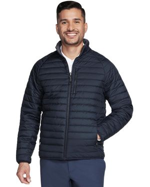 Skechers Parka Jas Go Shield Altitude Reversible Jacket - Blauw