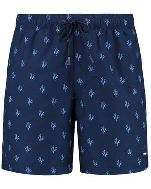 Shiwi Maillots de bain Short de Bain Mike Sketched Coral Marine - Bleu