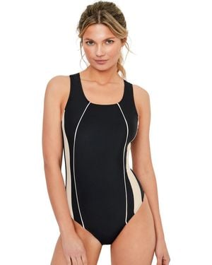Selmark Maillots De Bain Maillot De Bain 1 Pièce Sport Tech St8 - Noir