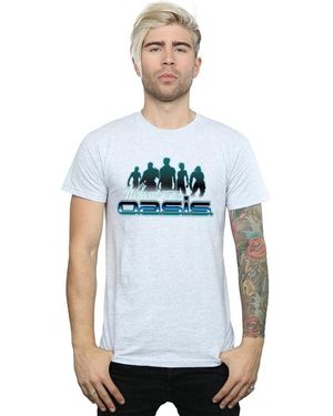 Ready Player One T-shirt Welcome To The Oasis - Bleu