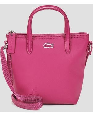 Lacoste Umhängetasche Mini Cabas Zippé L.12.12 Concept - Pink