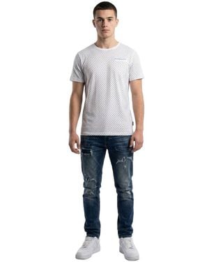 La Maison Blaggio T-Shirt T-S Manches Courtes--H-Moria - Bleu