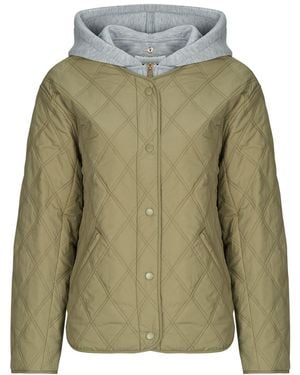 ONLY Blouson ONLRISSO LIFE HOOD QUILT JACKET - Vert
