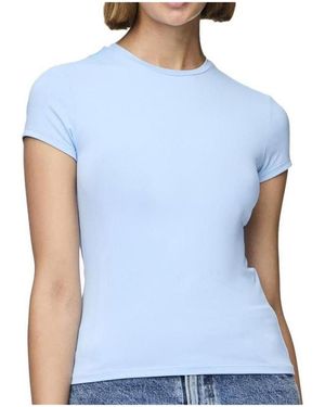 Pieces T-Shirt Korte Mouw - Blauw
