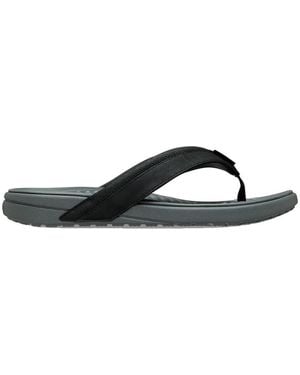 Crocs™ Tongs Sandales Yukon Surf Similicuir - Noir