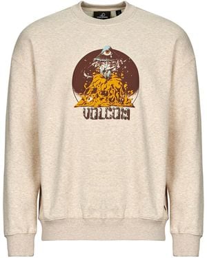 Volcom Sweat-shirt FA CALLUM ROONEY CREW - Blanc
