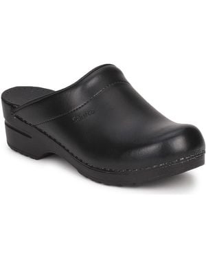 Sanita Clogs sonja open - Schwarz