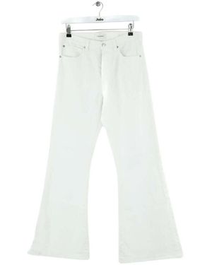 FRAME Jeans flare / larges Jean bootcut en coton blanc
