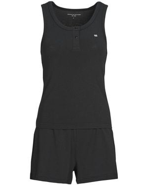 Tommy Hilfiger Pigiami Camicie Da Notte Modal Tank Short Set - Nero