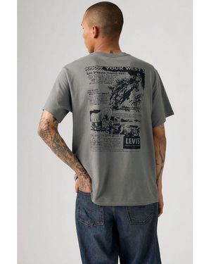 Levi's T-Shirt Tee Shirt Levi's Relaxed Fit Tee Lead - Gris
