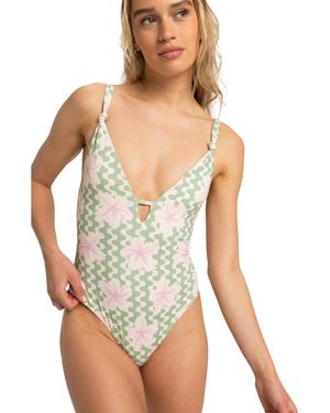 Roxy Maillots De Bain Hibiscus Daze - Vert
