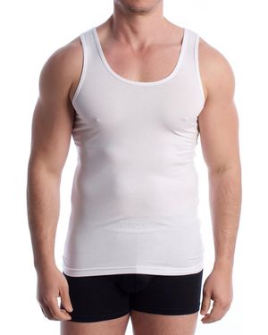 Q En Maillots de corps Q100-BLANCO - Violet