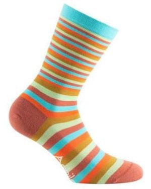 Achile Chaussettes Mi-chaussette jersey ""Rainbow"" Coton peigné - Orange