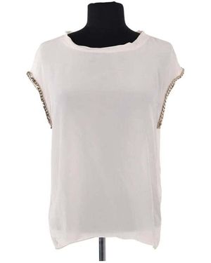 Sandro Blouses Blouse Écrue - Gris